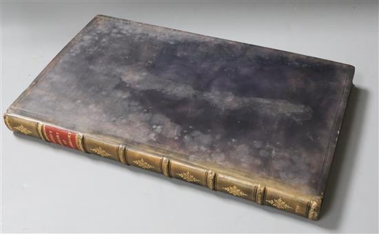 CANTERBURY: Hasted, Edward - The History of the Ancient and Metropolitical City of Canterbury ..., folio, later calf,